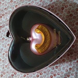 Vintage Juicy Couture heart ornament RARE